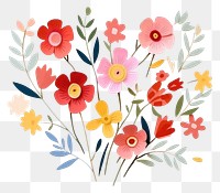 PNG Flowers pattern plant art. 