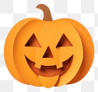 PNG Pumpkin halloween vegetable craft. AI generated Image by rawpixel.