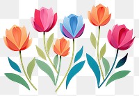 PNG Tulips flower plant paper. 