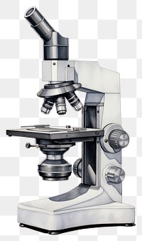 PNG Microscope microscope white background magnification. 