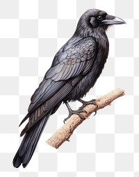 PNG Crow drawing animal bird. 