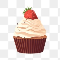 PNG Chocolate cupcake strawberry food chocolate. 