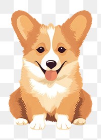 PNG Welsh corgi puppy animal mammal pet. 