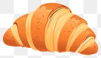 PNG Croissant food viennoiserie freshness. AI generated Image by rawpixel.