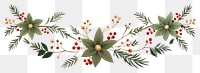 PNG Christmas garland pattern plant celebration. AI generated Image by rawpixel.