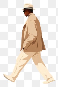 PNG Man walking adult sunglasses standing. AI generated Image by rawpixel.