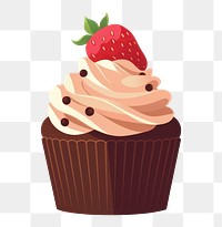 PNG Chocolate cupcake strawberry food chocolate. 