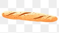 PNG Baguette food bread sourdough. AI generated Image by rawpixel.