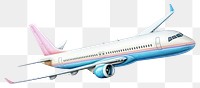 PNG Aircraft airliner airplane vehicle. AI generated Image by rawpixel.