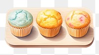 PNG Muffin dessert cupcake food. 