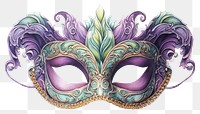 PNG Mardi gras mask carnival  