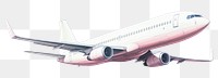 PNG Aircraft airliner airplane vehicle. AI generated Image by rawpixel.