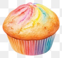PNG Dessert cupcake muffin food. AI generated Image by rawpixel.