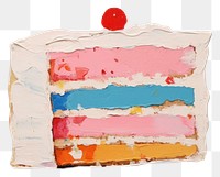 PNG Cake cake dessert icing. AI generated Image by rawpixel.