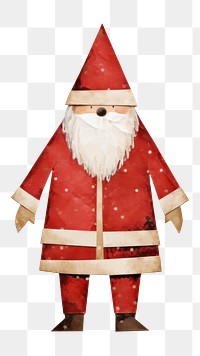 PNG Christmas paper santa claus celebration. AI generated Image by rawpixel.