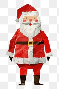 PNG Christmas paper santa claus celebration. 