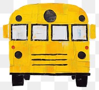 PNG School bus painting vehicle craft. AI generated Image by rawpixel.