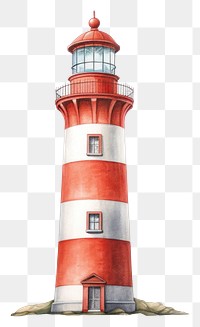 PNG Lighthouse architecture building tower. AI generated Image by rawpixel.