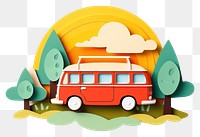 PNG Travel vehicle bus van. AI generated Image by rawpixel.