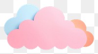 PNG Cloud white background daytime fluffy. 