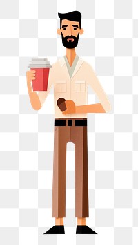 PNG Barista adult white background creativity. 