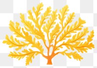 PNG Yellow coral plant leaf food. AI generated Image by rawpixel.