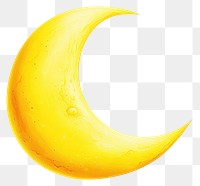 PNG Yellow crescent MOON moon astronomy eclipse. 