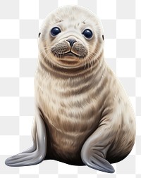 PNG Baby seal animal mammal rat. AI generated Image by rawpixel.