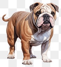 PNG Bulldog bulldog mammal animal. 