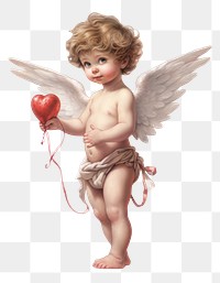 PNG Cupid angel baby representation. 