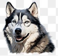 PNG Husky mammal animal wolf. AI generated Image by rawpixel.