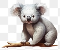 PNG Koala wildlife mammal animal. 