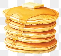 PNG Pancake food white background accessories. 