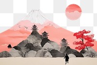 PNG Japan outdoors drawing nature. AI generated Image by rawpixel.