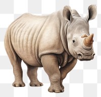 PNG Rhinoceros wildlife cartoon animal. 