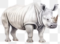 PNG Rhinoceros wildlife cartoon animal. 