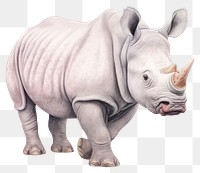 PNG Rhinoceros wildlife cartoon animal. 