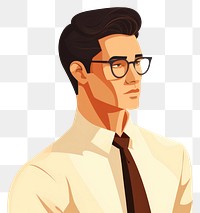PNG Portrait glasses shirt adult. AI generated Image by rawpixel.
