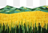 PNG Corn farm art backgrounds painting. 