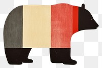 PNG Bear bear art mammal. AI generated Image by rawpixel.