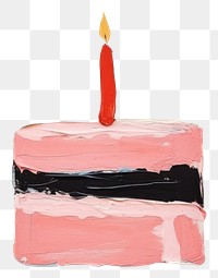 PNG Birthday cake candle art anniversary. 