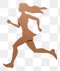 PNG Women running jogging white background exercising. AI generated Image by rawpixel.