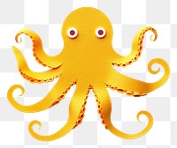 PNG Octopus animal yellow  