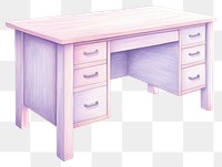 PNG Desk furniture drawer table. 