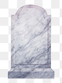 PNG Memorial tombstone white background architecture gravestone. 