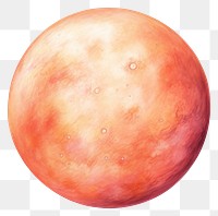 PNG Mars sphere space moon. AI generated Image by rawpixel.
