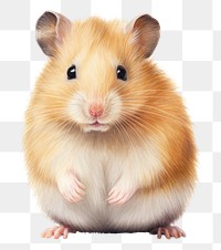 PNG Hamster rat rodent mammal. AI generated Image by rawpixel.