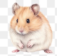 PNG Hamster rat rodent animal. AI generated Image by rawpixel.