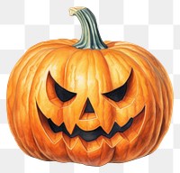 PNG Halloween halloween vegetable pumpkin. 