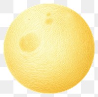 PNG Moon sphere yellow fruit. 